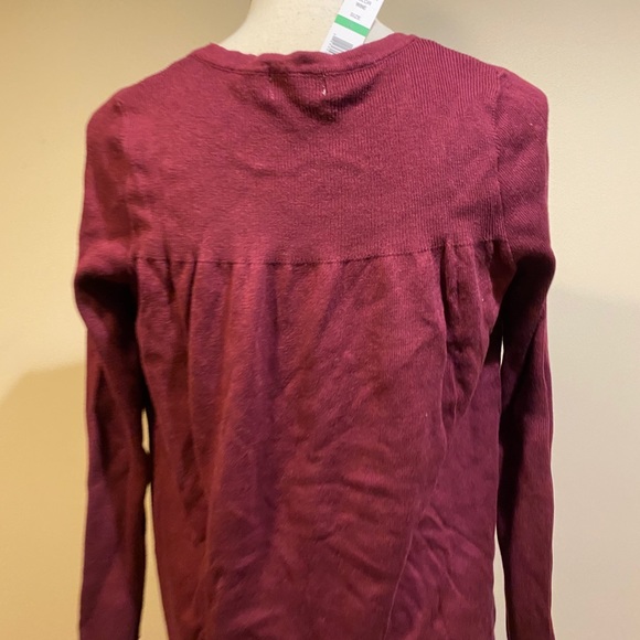 Joseph A. Wine Maroon Crewneck Pullover Sweater - Picture 7 of 9